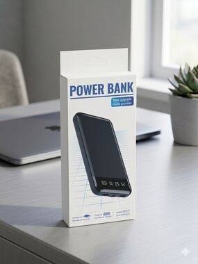 Power Bank - Black 20,000 mAh